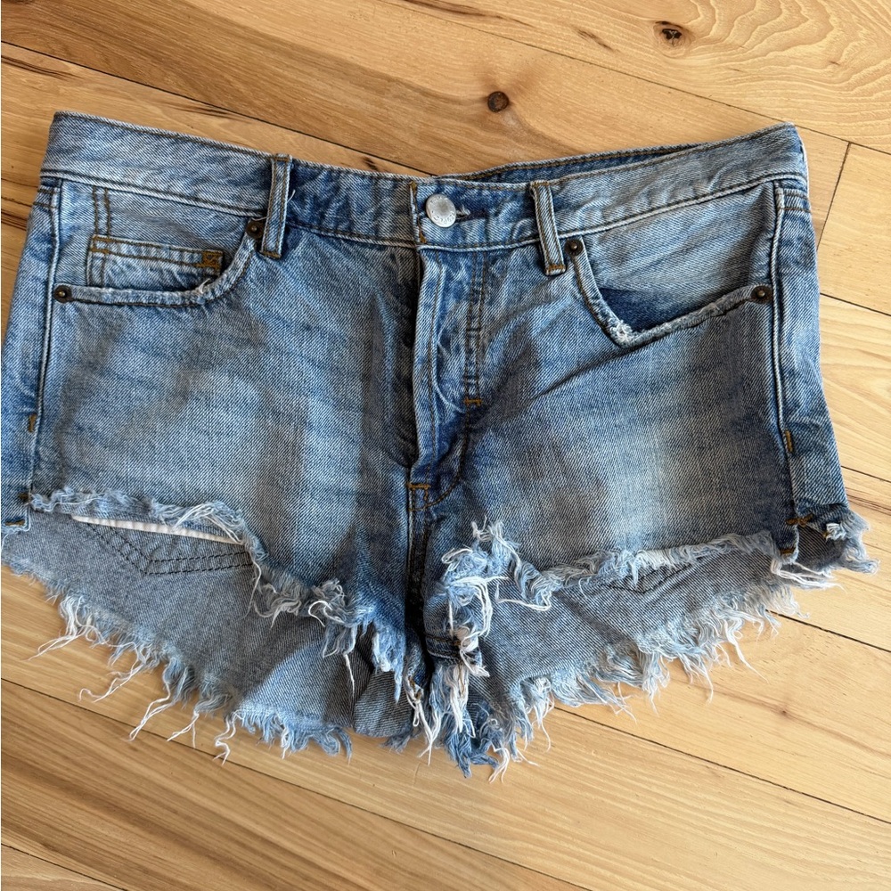 Free People denim shorts - size 26!